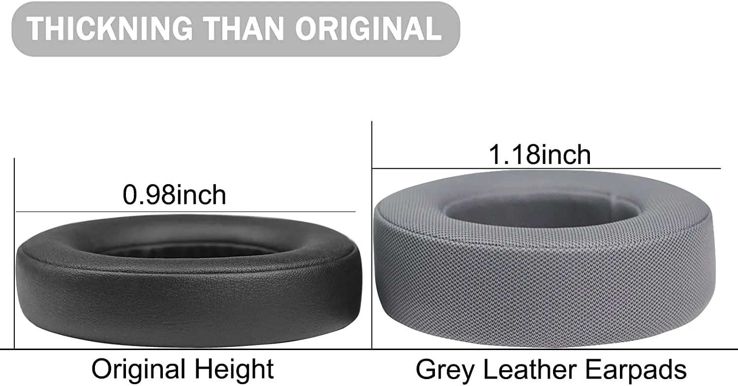 Gaming Headset Rgb - เมมโมรี่โฟมแบบหนาสำหรับหูฟังเกมมิ่งไร้สาย Corsair Virtuoso RGB SE แผ่นรองหูฟัง