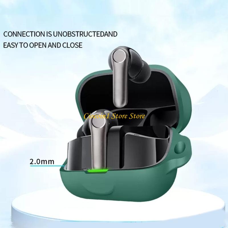 Earbuds Charging Case - ฝาครอบป้องกันซิลิโคนเหลวแบบนุ่ม A3PC สำหรับ Air 4+ Wireless+