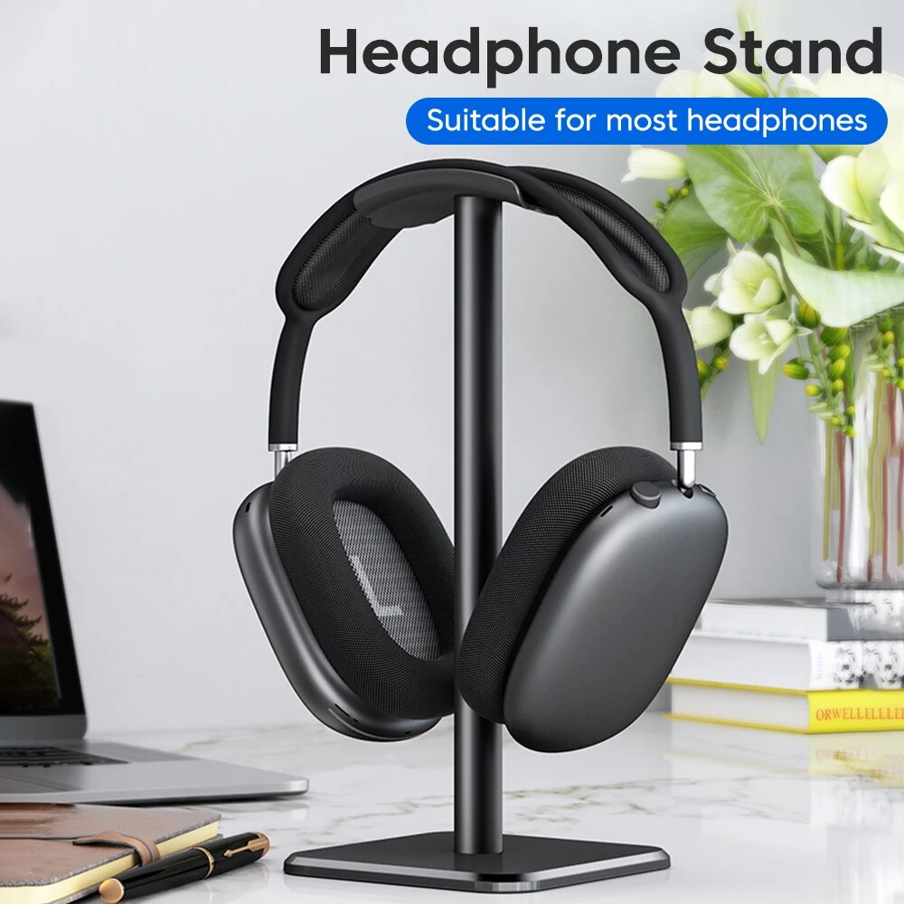 Headphone Stand Desk - Universal ขาตั้งหูฟังอลูมิเนียมชุดหูฟังสําหรับหูฟังสําหรับเล่นเกมเดสก์ท็อปหูฟังผู้ถือสนับสนุน