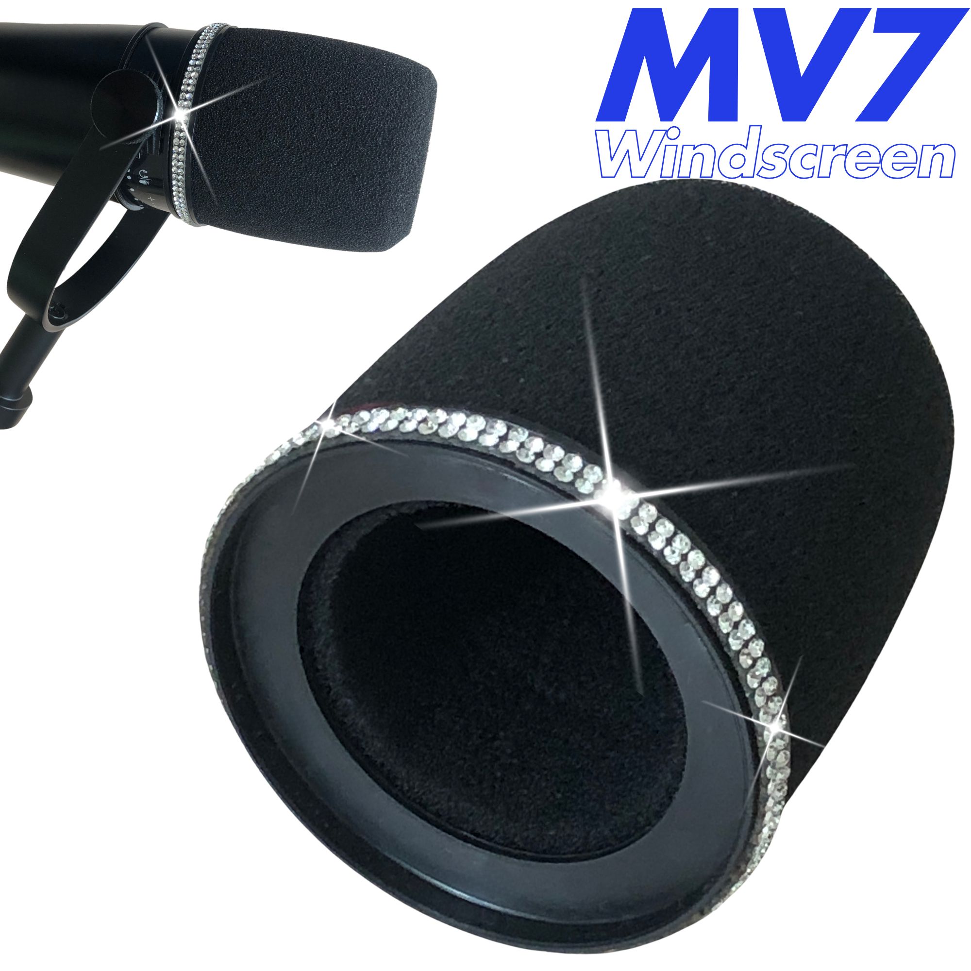 Shure Mic Mv7 - ฟิลเตอร์ป้องกันเสียงรบกวน Shining MV7 สำหรับไมโครโฟน Shure MV7,