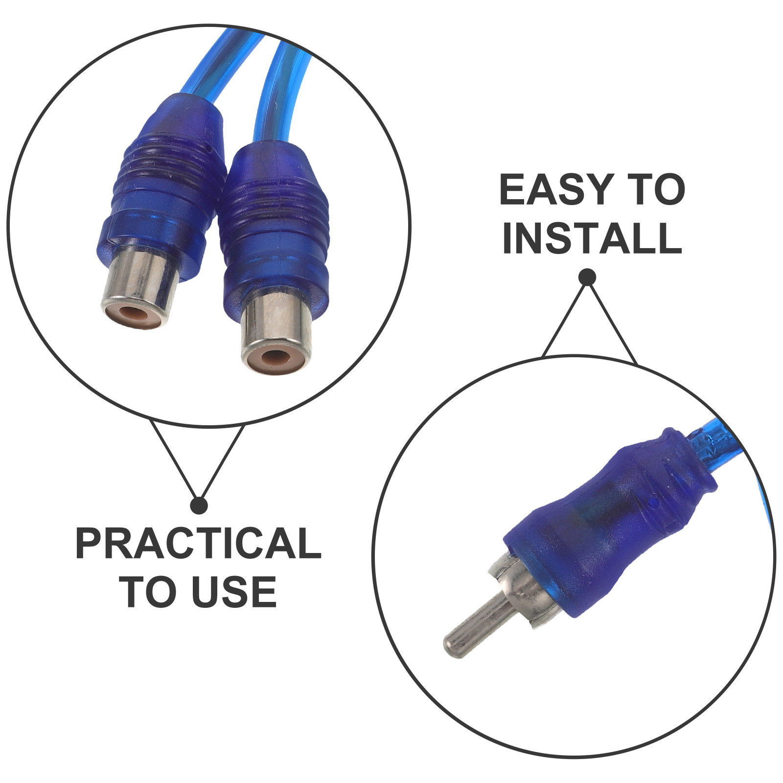สายแยกสัญญาณ RCA แบบ Y 10 ชิ้น - Audio Splitter Y บทวิจารณ์และราคา