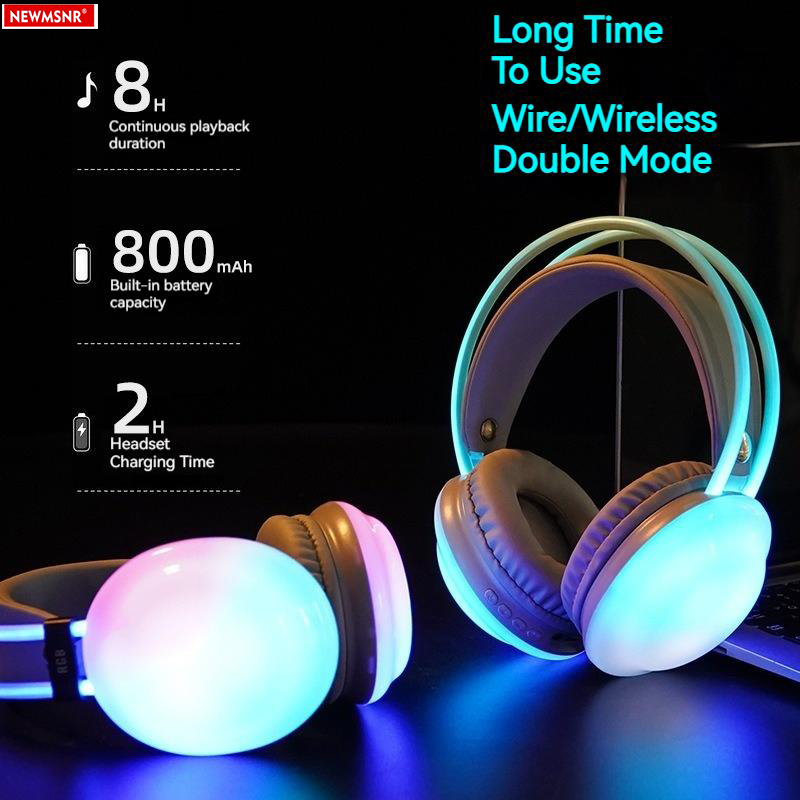 เกม RGB สีสันหูฟังบลูทูธเสียงไ - Gaming Headset Rgb บทวิจารณ์และราคา
