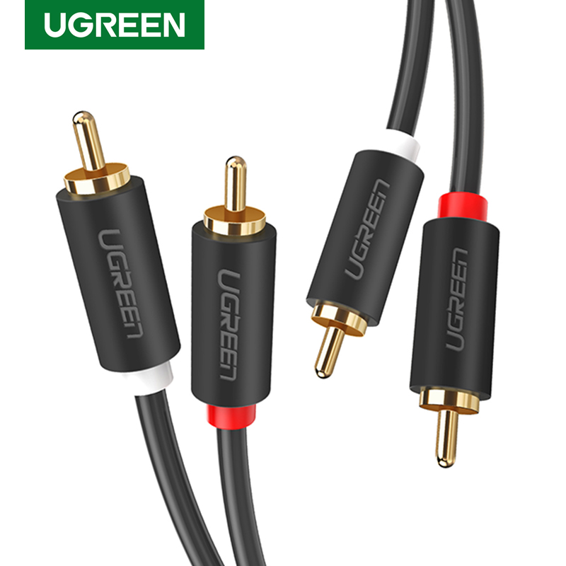 UGREEN 2RCA 2 RCA ตัวผู้ชายสาย - Audio Splitter Y บทวิจารณ์และราคา