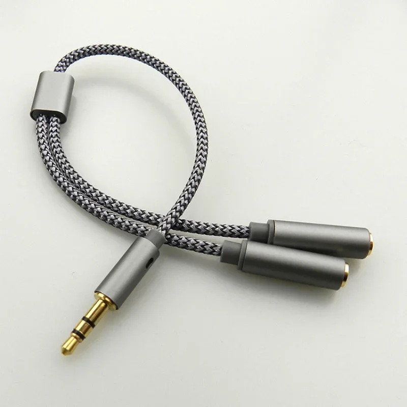 อะแดปเตอร์หูฟัง สายแยกไมโครโฟน - Audio Splitter Y บทวิจารณ์และราคา
